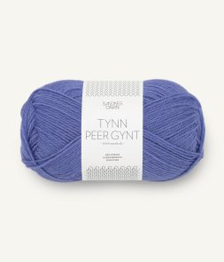 Tynn Peer Gynt färg 5535 Blå Iris sandnes garn petiteknit handarbetsboden örebro stor sortering garn rundstickor ullgarn