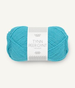 Tynn Peer Gynt färg 6315 Turkos sandnes garn petiteknit design handarbetsboden örebro lokal garnbutik lys local yarn store swede