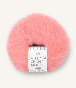 Ballerina Chunky Mohair färg 4213 Blossom sandnes garn handarbetsboden örebro tjock fluffig mohair lätt garn