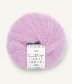 Ballerina Chunky Mohair färg 5023 Lilac sandnes garn handarbetsboden örebro tjockt fluffigt mohairgarn garn
