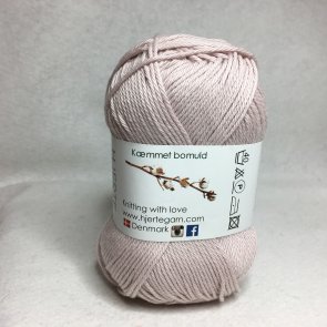 Blend färg 3803 dimrosa hjertegarn garn bomull akryl cotton yarn