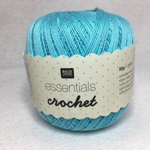 Essentials Crochet färg 010 turkos