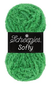 Softy färg 0497 klargrön Softy från Scheepjes är ett supermjukt garn till virkning och stickning av mjukisdjur och plagg. Handar